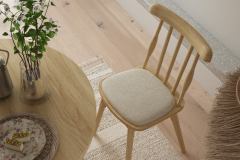 Vilinze Soma Naturel Ahşap Sandalye