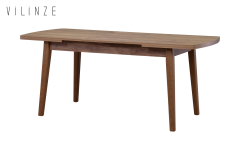 Vilinze Mir Sandalye Aras Mutfak Masası Takımı - 80x140 cm Kestane - 4 Adet