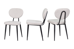 Vilinze Deniz Sandalye Argos Ahşap Mutfak Masası Takımı - 70x120 Cm Beyaz - Beyaz/Siyah