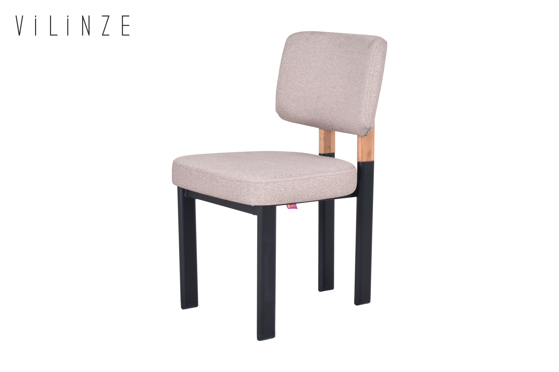 Vilinze Elvan Naturel-Metal Ayak Sandalye