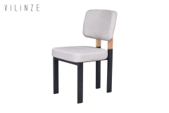 Vilinze Elvan Naturel-Metal Ayak Sandalye
