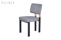 Vilinze Elvan Naturel-Metal Ayak Sandalye