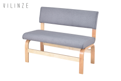 Vilinze Peri Ahşap Ayak Sırtlı Bank