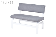 Vilinze Peri Ahşap Ayak Sırtlı Bank