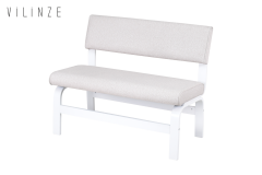 Vilinze Peri Ahşap Ayak Sırtlı Bank