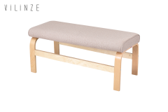 Vilinze Peri Ahşap Ayak Sırtsız Bank