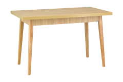 Eames Sandalye Avanos Ahşap Naturel Mutfak Masası Takımı - 70x120 cm