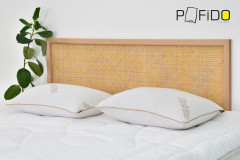 Vilinze Pofido Aleovera Yastık Fermuarlı Yıkanabilir Yoğun Dolgulu 1000 Gr - 50x70 cm (2 Adet)