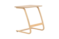 Vilinze Ergo Çok Amaçlı Ahşap Yatay C Sehpa 60x40 cm Naturel - Naturel