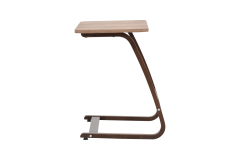 Ergo Çok Amaçlı Ahşap Yatay C Sehpa 60x40 cm Kestane - Kestane