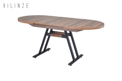 Vilinze Elvan Sandalye Afyon Mutfak Masası Takımı - 80x140 cm 4 Adet - Siyah