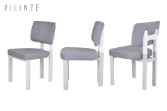 Vilinze Elvan Sandalye Afyon Mutfak Masası Takımı - 80x140 cm 4 Adet