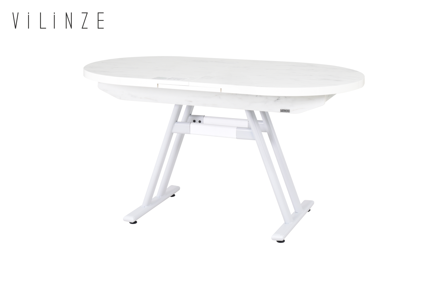 Vilinze Afyon Açılır Yemek Masası - 80x140 cm B-Beyaz
