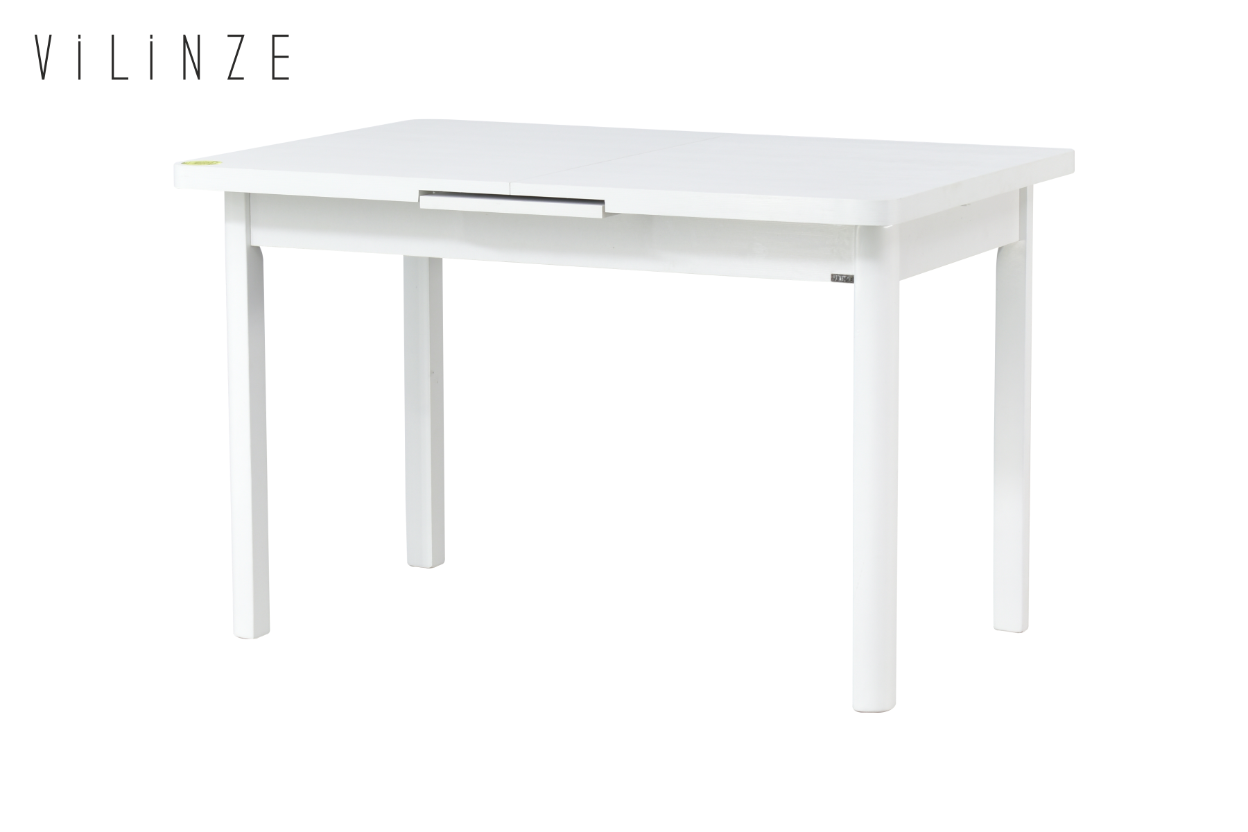 Vilinze Fırat Ahşap Yemek Masası - 80x120cm (80x150cm) Beyaz - Beyaz