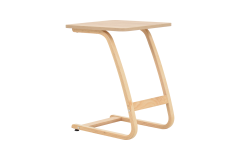 Vilinze Ergo Çok Amaçlı Ahşap C Sehpa 45x45 cm Naturel - Naturel