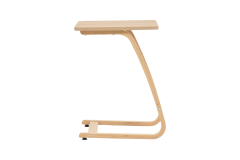 Vilinze Ergo Çok Amaçlı Ahşap C Sehpa 45x45 cm Naturel - Naturel