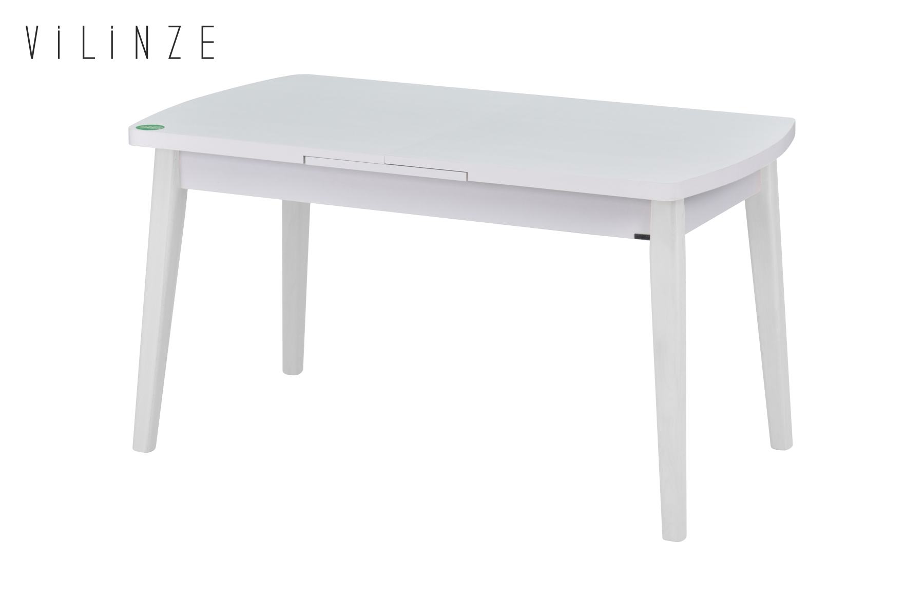 Vilinze Aras Ahşap Yemek Masası Beyaz