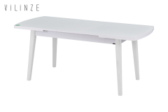 Vilinze Aras Ahşap Yemek Masası Beyaz