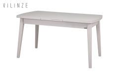 Vilinze Mir Ahşap Sandalye Aras Ahşap Mutfak Masası Takımı - 80x140 cm
