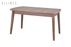 Vilinze Mir Ahşap Sandalye Aras Ahşap Mutfak Masası Takımı - 80x140 cm