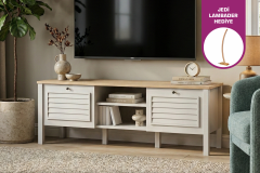 TAIGA 140 Cm Kapaklı Raflı TV Ünitesi