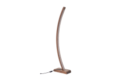 Vilinze Jedi Kestane Ahşap LED Dekoratif Ayaklı Lambader