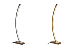 Jedi Kestane Ahşap LED Dekoratif Ayaklı Lambader Gün Işığı