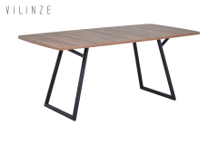 Vilinze Venüs Sandalye Truva Siyah Ayak Mutfak Masası Takımı - 90x180 cm