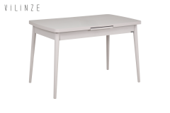 Vilinze Golf Ahşap Yemek Masası - 70x120cm (70x150cm) Kumsal