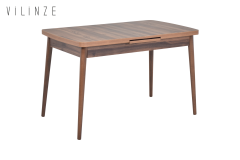 Vilinze Golf Ahşap Yemek Masası - 70x120cm (70x150cm) Ceviz