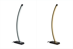 Jedi Siyah Ahşap LED Dekoratif Ayaklı Lambader Gün Işığı