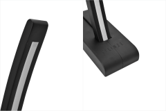 Jedi Siyah Ahşap LED Dekoratif Ayaklı Lambader Gün Işığı