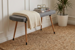 Vilinze Dino Naturel Ahşap Ayak Bank