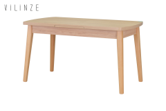 Vilinze Mir Ahşap Sandalye Aras Ahşap Mutfak Masası Takımı - 80x140 cm