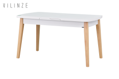 Vilinze Mir Ahşap Sandalye Aras Ahşap Mutfak Masası Takımı - 80x140 cm