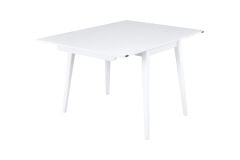 Avanos Ahşap Ayaklı Katlanır Kanatlı Mdf Mutfak Masası - 60x90+60 (90x120) cm Beyaz - Beyaz