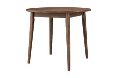 Vilinze Avanos Yuvarlak Sabit Mdf Mutfak Masası - Q90 Cm Ceviz - Ceviz