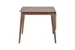 Vilinze Avanos Katlanır Mdf Ahşap Mutfak Masası - 70x80 cm (70x120 cm) Ceviz - Ceviz