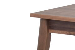 Vilinze Avanos Katlanır Mdf Ahşap Mutfak Masası - 70x80 cm (70x120 cm) Ceviz - Ceviz