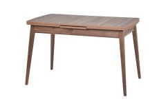 Vilinze Avanos Ahşap Açılır Kapanır Mdf Mutfak Masası - 70x120+30 cm Ceviz - Ceviz