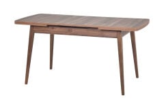Vilinze Avanos Ahşap Açılır Kapanır Mdf Mutfak Masası - 70x120+30 cm Ceviz - Ceviz