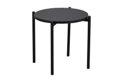 Vilinze Ay Siyah Metal Ayak Zigon Sehpa Siyah - 4 Adet