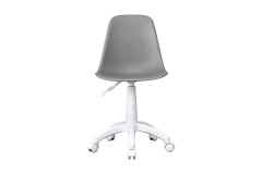 Vilinze Eames Çalışma Koltuğu Tekerlekli Ofis Sandalyesi Beyaz - Gri