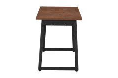Vilinze Biga Sabit Mdf Metal Ayak Çalışma Ofis Masası - 60x90 cm Siyah/Ceviz