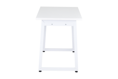 Vilinze Biga Sabit Mdf Metal Ayak Çalışma Ofis Masası - 60x90 cm Beyaz/Beyaz