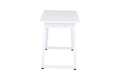 Vilinze Biga Sabit Mdf Metal Ayak Çalışma Ofis Masası - 60x120 cm Beyaz/Beyaz