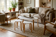 Vilinze Eva Yavrulu Orta Sehpa 70x120 cm