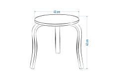 Vilinze Eva Yavrulu Orta Sehpa 70x120 cm