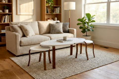 Vilinze Eva Yavrulu Orta Sehpa 70x120 cm