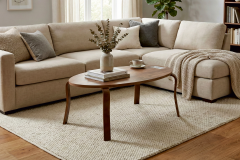 Vilinze Eva Oval Orta Sehpa 70x120 cm